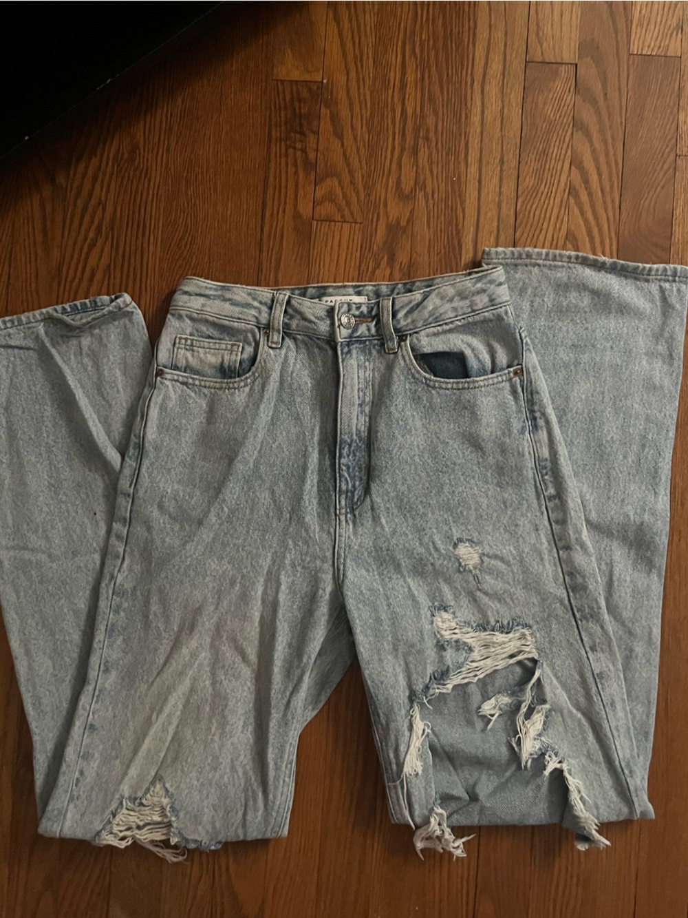 PacSun Light Blue Distressed Boyfriend Jeans